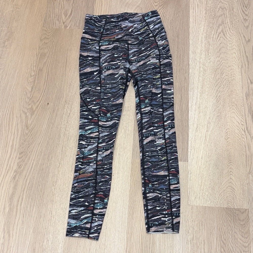 lululemon athletica Multicolor Patterned Leggings